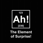 element of surprise